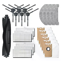 Brosses latérales en tissu avec filtre remplaçable, ensemble d'accessoires, pièces pour aspirateur et balayeuse S9, remplacement pour la maison, AD 23Pcs