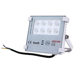 Wewoo Projecteur LED blanc 10W 8 LEDs SMD-2835 1150 LM IP66 Imperméable à l'eau Lampe d'inondation LED, AC 110-265V chaud