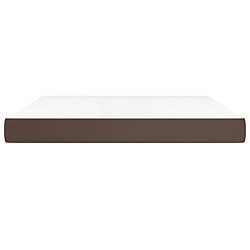 Avis Maison Chic Matelas de lit à ressorts ensachés, Matelas doux Marron 160x200x20 cm -GKD76962