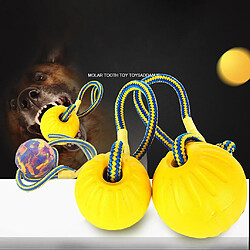 Acheter 4 jouets de dentition Eva pour chien et chiot, jouets de corde, jouets de traction, balle résistante aux morsures