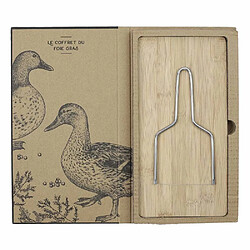 Cook Concept Coffret planche à foie gras avec lyre.