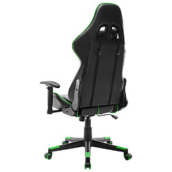 Avis vidaXL Chaise de jeu Noir et vert Cuir artificiel