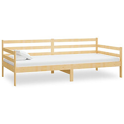 Acheter Maison Chic Lit de jour avec matelas, Lit de repos Lit d'invité pour Salon Chambre,Canapé-lit 90x200 cm Bois de pin massif -MN72471