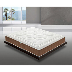 Materassi&Doghe Matelas à mémoire de forme - Hauteur 22 cm - 5 cm de mémoire - Housse déhoussable