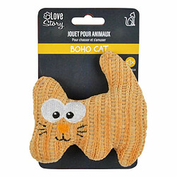 Acheter Paris Prix Jouet Peluche pour Chat Boho Cat 12cm Moutarde