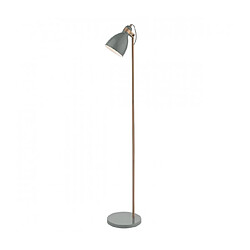 Luminaire Center Lampadaire Frederick gris et cuivre satiné 1 ampoule