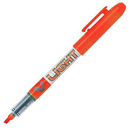 Marqueur fluorescent Pilot V Light Orange 12 Unités