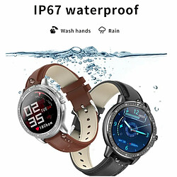 Cf19 Bracelet Intelligent Cadran Rond 240*240 Écran Tactile Moniteur De Pas Compte Ip67 Étanche Montre-Bracelet Rose