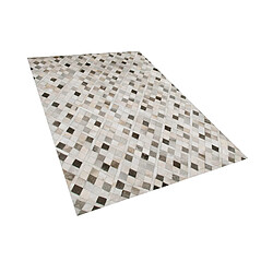 Beliani Tapis en cuir 140 x 200 cm HIRKA