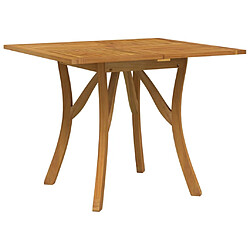 vidaXL Table de jardin 85x85x75 cm Bois d'acacia solide