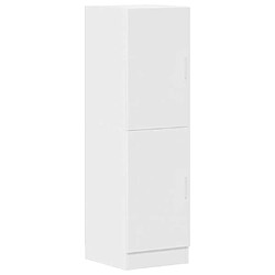 vidaXL Armoire de cuisine blanc 38x41,5x131,5 cm bois d'ingénierie