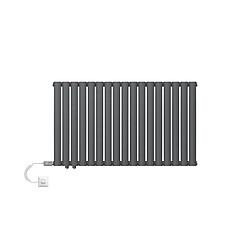 ML-Design Radiateur électrique anthracite 1020x600mm double couche elément chauffant 300W