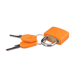 Petit Cadenas Avec Deux Clés Pour Bagages Sac Valise Orange