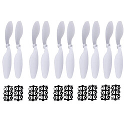 5pairs 1045 10x4.5 Cw / Ccw Hélice Prop Pour Rc Quadcopter Dji F450 Blanc