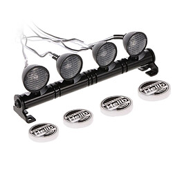 1/10 RC Voiture Ronde LED Light Bar Pour HSP Redcat Axial SCX10 TRX-4 RC4WD D90 pas cher