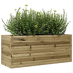 Avis vidaXL Jardinière 110x40x45,5 cm bois de pin imprégné