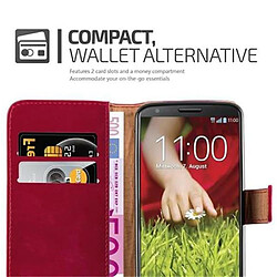 Acheter Cadorabo Coque LG G2 Etui en Rouge