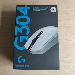 Universal Jeux informatiques Souris sans fil 2.4G Souris ergonomique Moteur héroïque 12000dpi LOL PUBG (blanc)