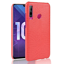 Wewoo Coque PC antichoc texture crocodile + PU pour Huawei Honor 10i / 20i rouge