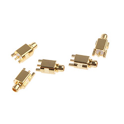 Acheter 5x Connecteur Prise Mâle MMCX + 5x Connecteur Femêlle Pour Shure SE215 Pièce de Rechange