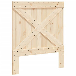 Maison Chic Tête de lit scandinave,Meuble de chambre 90x104 cm bois massif de pin -MN88646