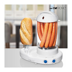 Machine à Hot Dog et cuiseur à oeufs 1 à 14 hot-dogs 6 oeufs, 350, Blanc, Clatronic, HDM 3420 EK N pas cher