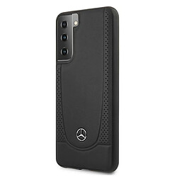 Mercedes Leather Urban Line - Coque pour Samsung Galaxy S21 (noir)