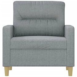 Avis Maison Chic Fauteuil relax,Chaise pour salon Gris clair 60 cm Tissu -MN44822