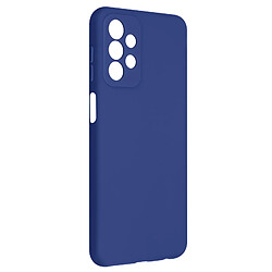 Avizar Coque pour Galaxy A23 5G Silicone Finition Mate Anti-traces bleu nuit