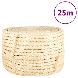 vidaXL Corde 100 % sisal 16 mm 25 m