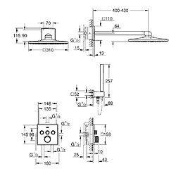 GROHE - Set de douche SmartControl 34712000