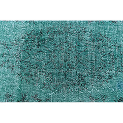 Vidal Tapis de laine 290x185 turquoise Ultra Vintage