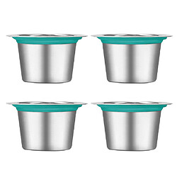 4Pack Tasse De De Café Rechargeable Réutilisable Durable Pour Les Machines Nesspresso