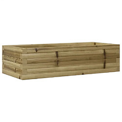 vidaXL Jardinière 90x40x23 cm bois de pin imprégné