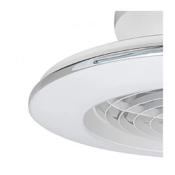 Luminaire Center Plafonnier ventilateur Alisio blanc 1 ampoule 16,5cm pas cher