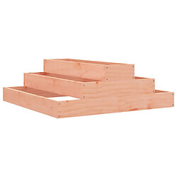 vidaXL Jardinière 80x80x27 cm Bois de douglas massif