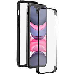 Coque 360° iPhone 11 Protection Intégrale Noire Bigben