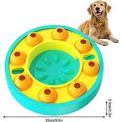 Jouet Puzzle Chien Jouet Nourriture Puzzle Distributeur de Traitements Interactif Jouet Chien Interactif Réutilisable Jouet Chien Durable Pet Slow Feeder Premium Pet Cat Dogs T