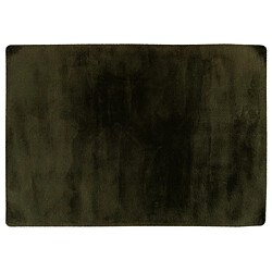 Lisa Design Joy - tapis rectangulaire - fausse fourrure - vert