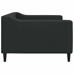 Acheter Maison Chic Lit de jour, Lit de repos pour Salon Chambre,Canapé-lit,Lit d'invité noir 90x190 cm tissu -MN28382