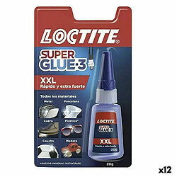 Adhésif instantané Loctite Super Glue-3 XXL 20 g (12 Unités)