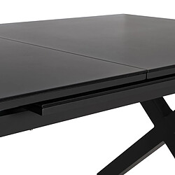 Acheter BigBuy Home Table de Salle à Manger Anthracite Céramique Aluminium Verre 180 x 100 x 77 cm