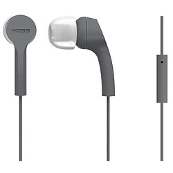 Écouteurs avec Fil et Microphone, Headphones, Compatibles avec les Smartphones, , Gris, KOSS, KEB9i 