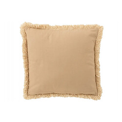 Dansmamaison Coussin Bord Ibiza Coton Beige/Blanc