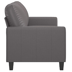 Acheter Maison Chic Canapé à 2 places,Sofa de Salon,Canapé droit Gris 140 cm Similicuir -GKD452908