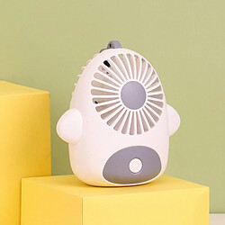 Avis (Blanc) Mini Ventilateur De Chargement Usb De Style Portable Avec Vent Fort Et Design De Dessin Animé Mignon