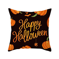 P111 4PCS 45 * 45cm Halloween Letteurs de lettres Taie d'oreiller Maison de vacances Décoration Taie d'oreiller Sofa Coussin Coussin