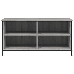 Acheter Maison Chic Meuble TV scandinave gris - Banc TV pour salon Sonoma 100x40x50 cm Bois d'ingénierie -MN59119