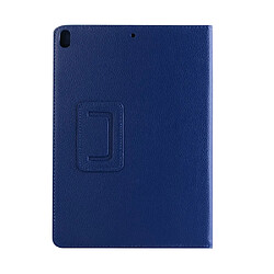 Etui en PU avec support bleu foncé pour Apple iPad 10.2 (2019)/Air 10.5 (2019)/Pro 10.5 (2017)