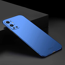 Mofi Coque en TPU Bouclier Slim Givré rigide bleu pour votre OnePlus 9 Pro